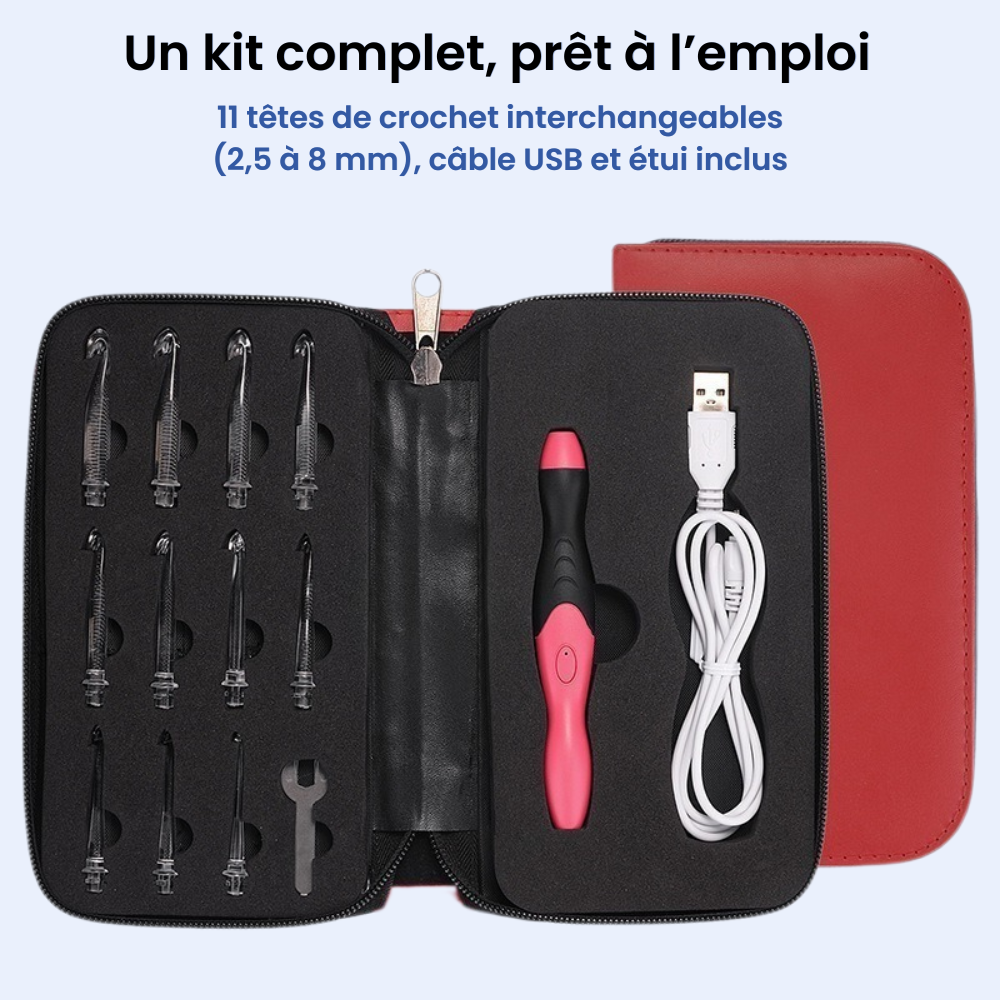 Kit LumiCrochet - Voyez vos mailles clairement, même le soir ou sur fils foncés