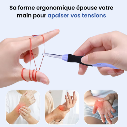 Kit LumiCrochet - Voyez vos mailles clairement, même le soir ou sur fils foncés