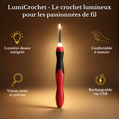 Kit LumiCrochet - Voyez vos mailles clairement, même le soir ou sur fils foncés