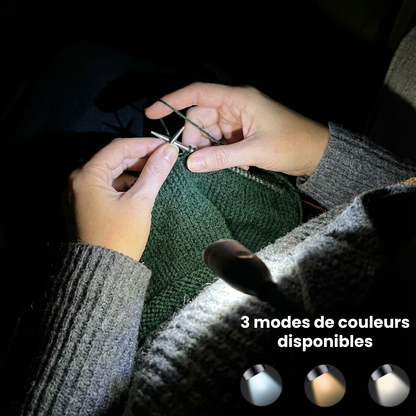 LumiCrealis - La lampe de cou qui éclaire vos créations et soulage vos yeux