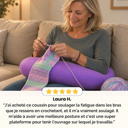Coussin Ergonomique Crealis - L'allié confort de vos moments créatifs