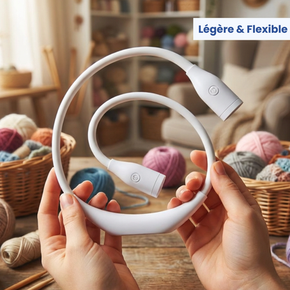 LumiCrealis - La lampe de cou qui éclaire vos créations et soulage vos yeux