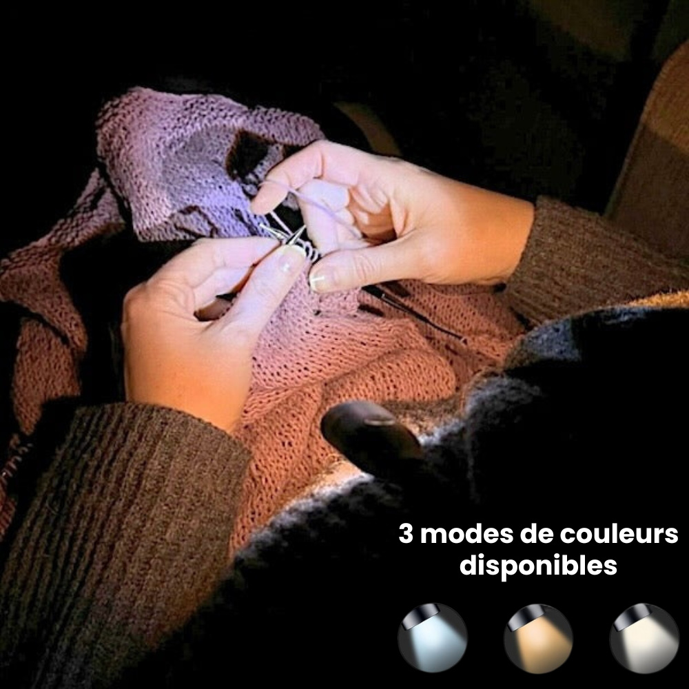 LumiCrealis - La lampe de cou qui éclaire vos créations et soulage vos yeux