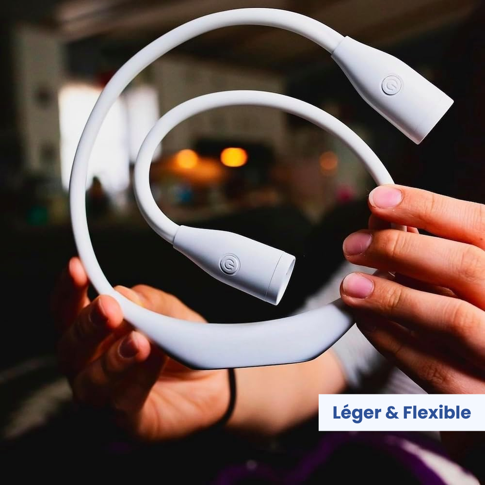LumiCrealis - La lampe de cou qui éclaire vos créations et soulage vos yeux