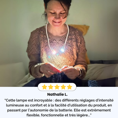 LumiCrealis - La lampe de cou qui éclaire vos créations et soulage vos yeux