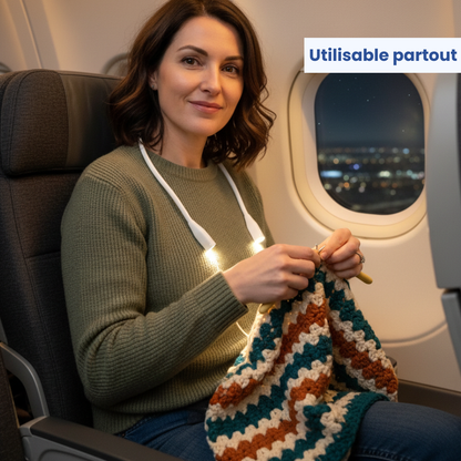 LumiCrealis - La lampe de cou qui éclaire vos créations et soulage vos yeux